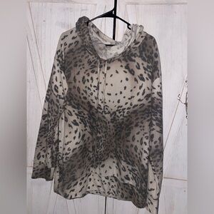 VENUS brown Patterned Knit Top
